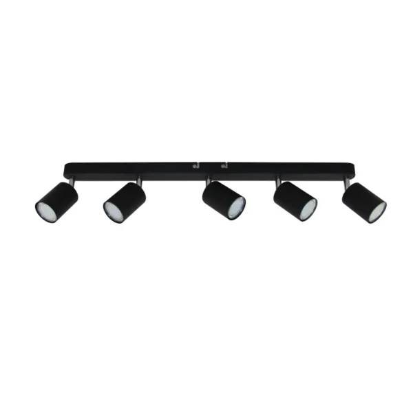 Aplique Sur negro de 5 luces
