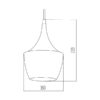 Colgante Lampa Negro - Image 2