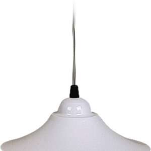 Colgante de chapa blanco