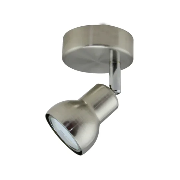 Aplique Pepper de 1 luz Niquel - 180 Iluminación
