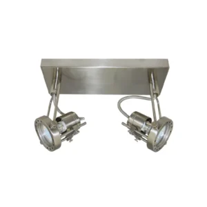 Aplique Robot de 2 luces Niquel