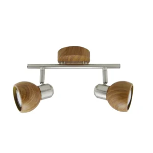 Aplique Nina de 2 luces Color Madera