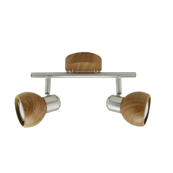 Aplique Nina de 2 luces Color Madera