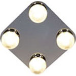 Aplique Led Bola de 4 luces