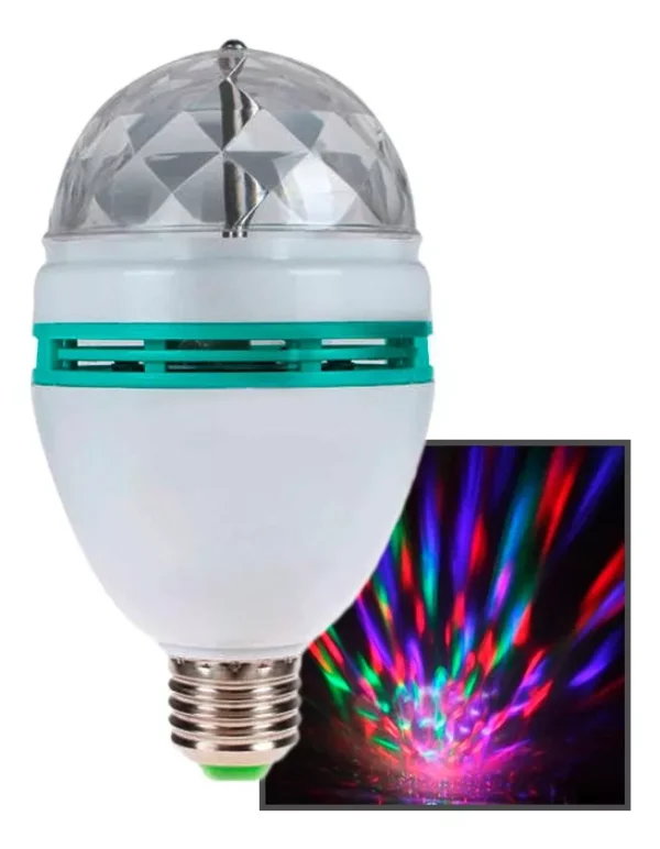 Lampara Giratoria Multicolor