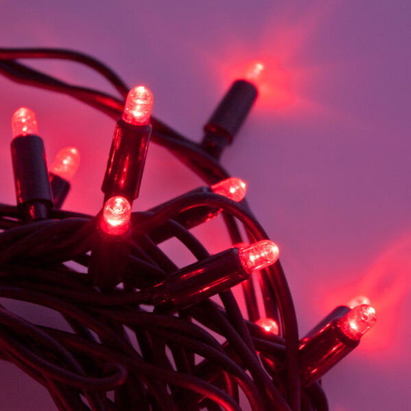 Guirnalda LED Decorativa Color Rojo NRV