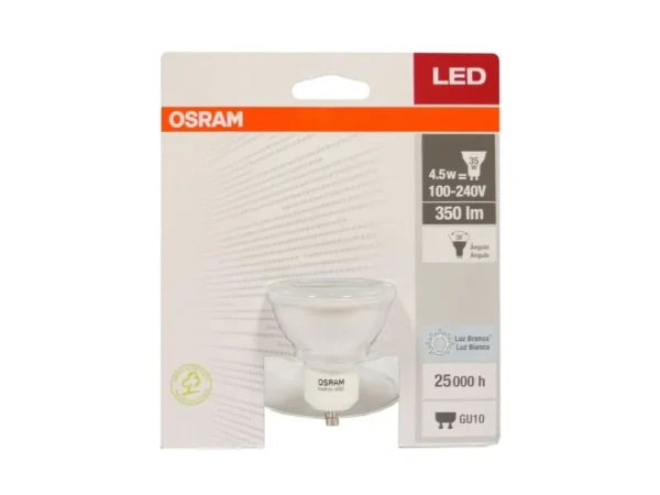 Lampara Osram/Ledvance Led Superstar Par16 - GU10 - 4.5w - Luz Fria