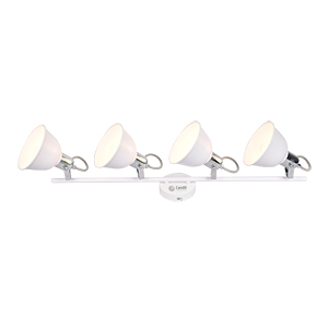 Aplique Lenora Blanco 4 Luces