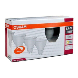 Kit X 4u Dicroicas Gu10 Led 5.5w - Luz Calida - Osram/Ledvance