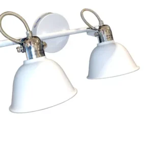 Aplique Lenora Blanco 2 luces