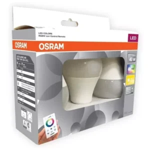 Lámpara Led Osram/Ledvance Rgbw Dimm C/ctrol Remoto X 3 Unidades E27