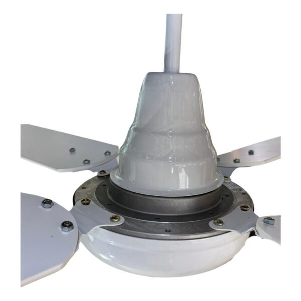 Ventilador De Techo 4 Palas Madera Laqueada Blanco - Image 2