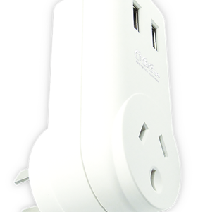 Prolongador 1 Tomacorriente + 2 USB