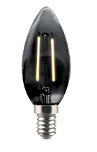 Lampara Filamento Led Smoked Velita - E14 - 2W - TBCin