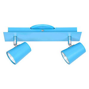 Aplique spot Sonata Azul De 2 luces