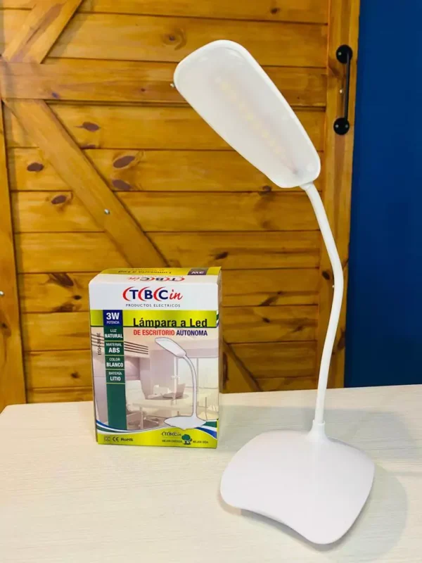 Lampara De Escritorio Led Autónoma Con Base 3W