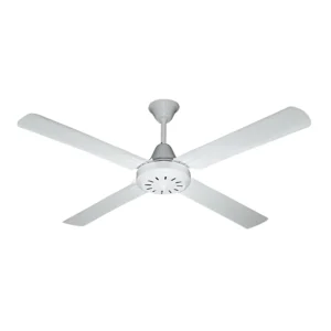 Ventilador de techo blanco c/ 4 palas metalicas