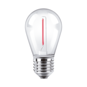 Lampara Bulbo Led De Filamento Deco Color - 1w - E27 - Color de la luz Rojo - Macroled