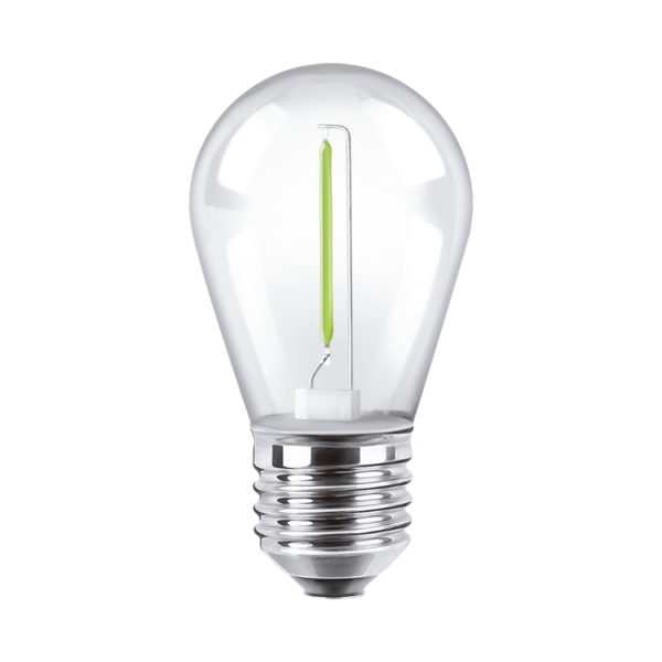 Lampara Bulbo Led De Filamento Deco Color - 1w - E27 - Color de la luz Verde - Macroled