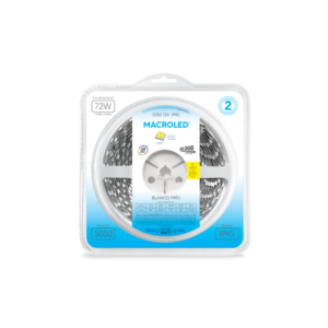 Tira Led 5050 Blanco Frio - IP45 - 5 Metros - Macroled