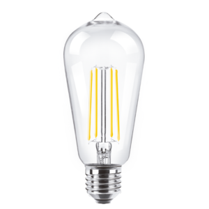 Lampara De Filamentos Vintage ST19 - 8W - E27 - Dimerizable - Luz Calida - Macroled