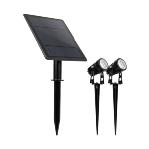 Estacas solar 2x1 W - Luz Calida - Macroled