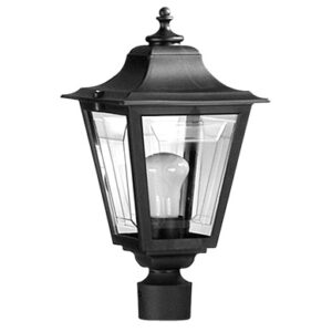 Farol Siena 10241 - 4 Caras - Color Negro - E27 - Fuinyter