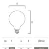 Lampara Filamento Dimerizable G125 - Luz Calida - E27 - 25w - Novalucce - Image 2