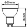 Lampara Led Dicroica Color Amarillo GU10 - 4,5w - Candil - Image 2