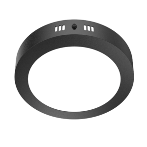 Plafon Led Redondo - Color Negro - 12w - Luz Calida - Macroled