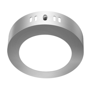 Plafon Led Redondo - Color Platil - 6w - Luz Calida - Macroled