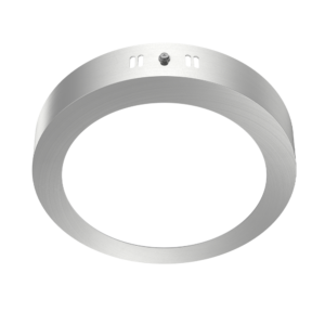 Plafon Led Redondo - Color Platil - 12w - Luz Calida - Macroled