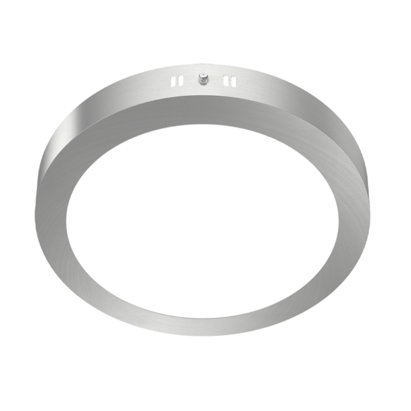 Plafon Led Redondo - Color Platil - 18w - Luz Calida - Macroled