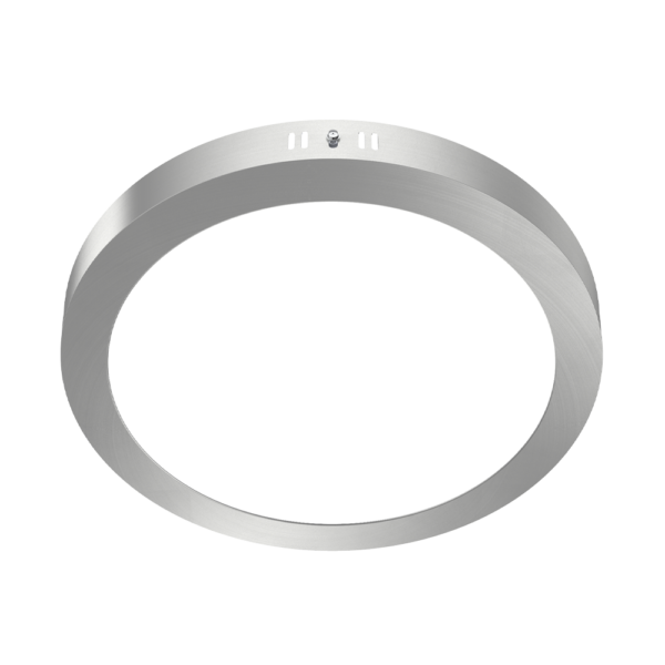 Plafon Led Redondo - Color Platil - 24w - Luz Fria - Macroled