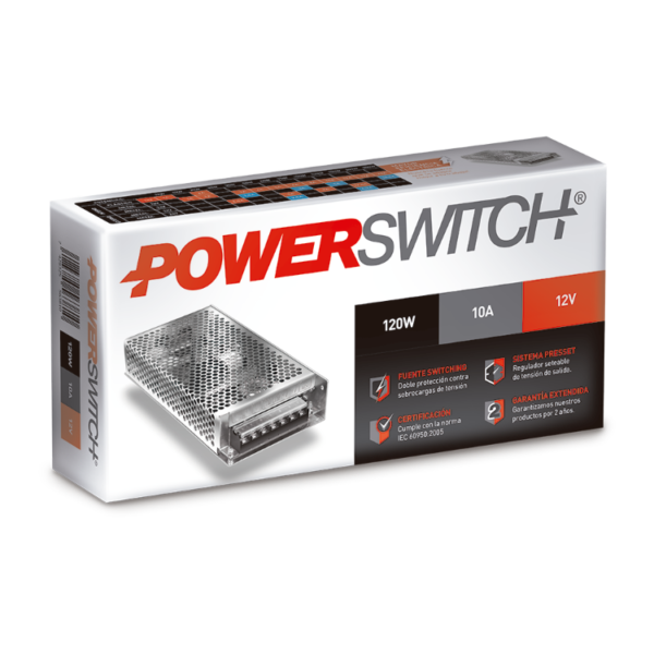 Fuente Interior 12V - 10A - 120W - IP20 - Macroled - Image 2