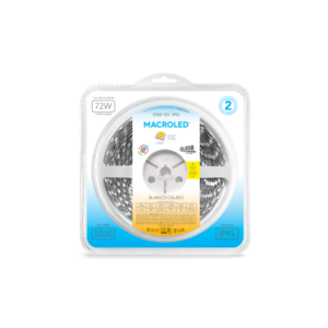 Tira Led 5050 Blanco Calido - IP45 - 5 Metros - Macroled