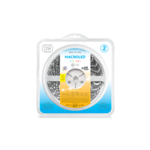 Tira Led 5050 Color Amarillo - IP45 - 5 Metros - Macroled