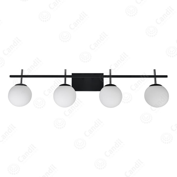 Aplique Fiore 4xG9 Negro Mate - Candil