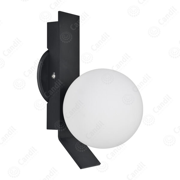 Aplique Solo 1xG9 Negro Mate - Candil