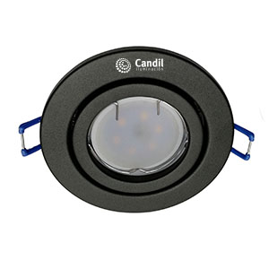 Embutido Werner Color Negro - GU10 - Candil