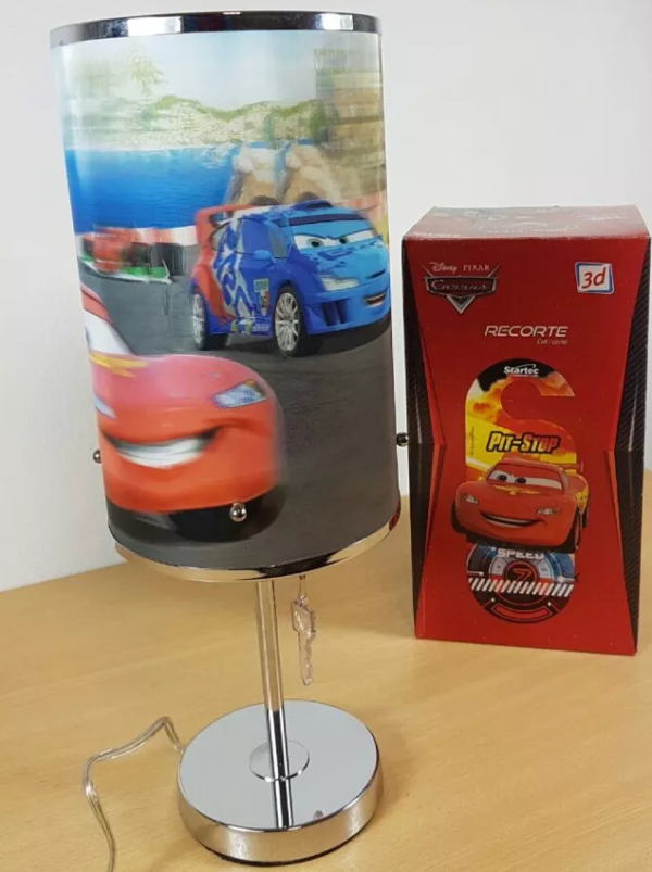 Velador Cars 3D Disney Startec