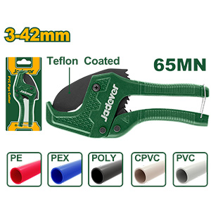 Tijera Corta Tubos 3-42mm 65MN PE, PEX, POLY, CPVC - Jadever