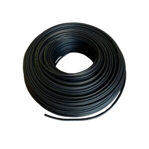 Cable 1x1 Negro - Ergos - 1 Metro