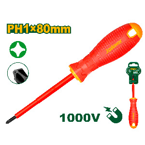 Destornillador Aislado PH1 80mm - Jadever