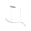 Colgante De Cristal Led Integrado Onda - TuLuz