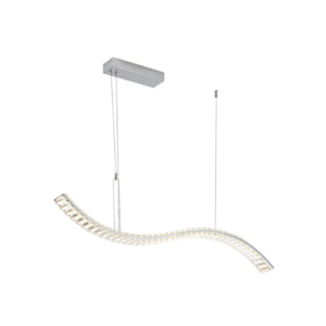 Colgante De Cristal Led Integrado Onda - TuLuz