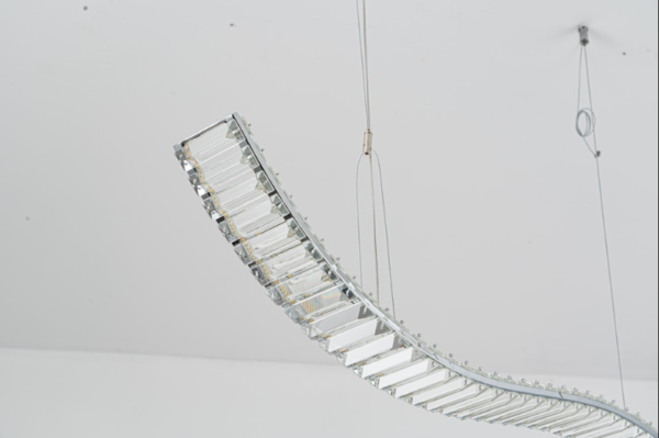 Colgante De Cristal Led Integrado Onda - TuLuz - Image 2
