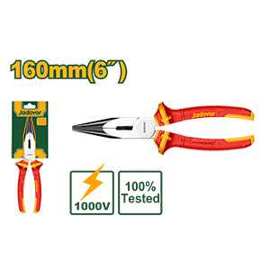 Pinza Aislada De Punta Larga 160mm - Jadever