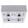 Plafon Ecua 4xAR111 - Color Blanco - Candil