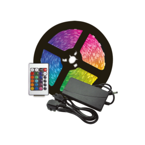 Cinta A Led Set Cinta RGB Fuente + Controlador + Rollo 5MTS